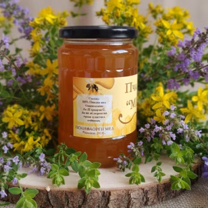 Буркан билков мед (полифлорен мед) 800 гр. за имунитет