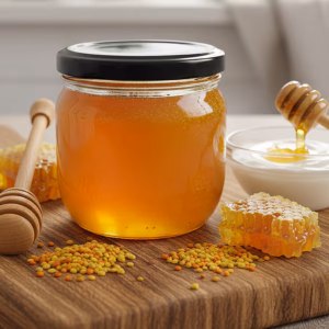 Буркан билков мед с пчелен прашец за имунитет